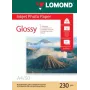 Papel fotográfico a jato de tinta Lomond brilhante 230 g/m² A4, 50 folhas