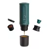 OUTIN Nano OTEM-01 máquina de espresso portátil, 20 bar, 7500 mAh, café moído/cápsulas, 0,67 kg, preto/turquesa