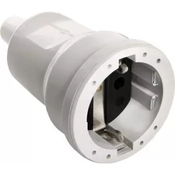 as - Schwabe 62223 Conector fêmea Schuko PVC 230 V cinzento IP20 (62223)