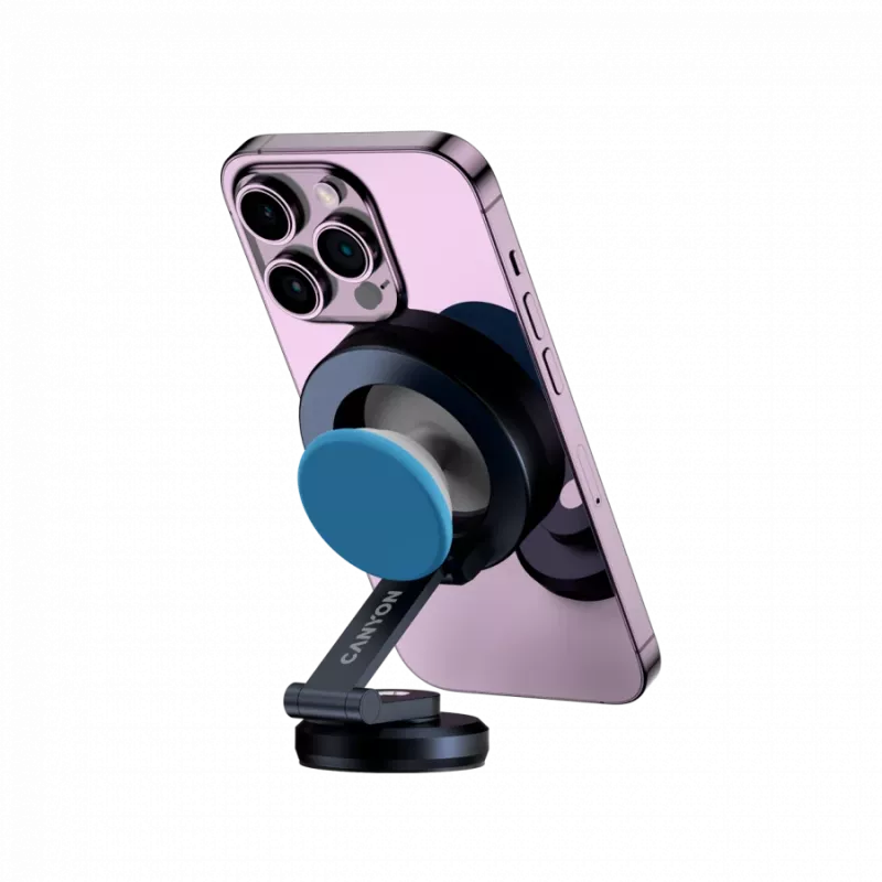 Suporte magnético para telemóvel CANYON OnGrip 10 alumínio preto
