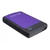 Transcend StoreJet 25H3P - Disco rígido - 4TB - externo (portátil) - 2.5 (6,4 cm) - USB3.0 - AES de 256 bits - roxo (TS4TSJ25H3P)
