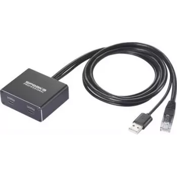 Adaptador/hub de rede SpeaKa Professional SP-GNS-250 1 Gbit/s USB-C®, RJ45 (SP-13595928)
