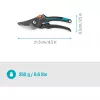 Tesoura de poda PremiumCut Pro - madeira fresca Cinzento/Turquesa, Bypass