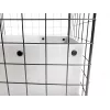 Gaiola modular C&C 3x2 110x75 cm porquinhos-da-índia, ouriços, cinzento-prateado