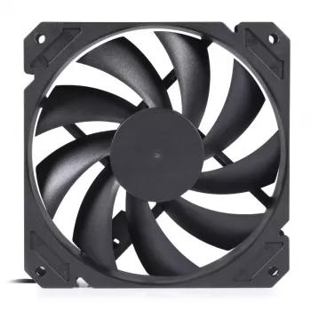Ventoinha Alphacool 12 cm 3000 rpm 7,83 mmH2O rolamento de esferas duplo preto 120x120x25 mm