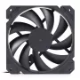 Ventoinha Alphacool 12 cm 3000 rpm 7,83 mmH2O rolamento de esferas duplo preto 120x120x25 mm