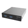 Painel Akasa USB 20Gbps Type-C com duas portas Type-A de 5Gbps