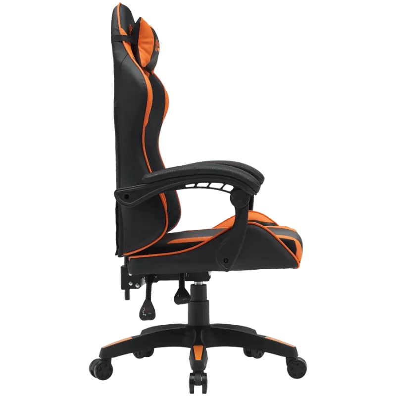 Cadeira gaming CANYON Core SGCH2 Preto Laranja — design ergonómico, altura ajustável