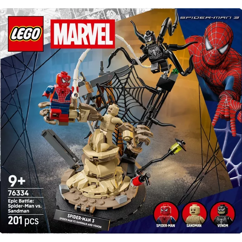 LEGO MARVEL 76334 Combate épico: Spider-Man contra Sandman