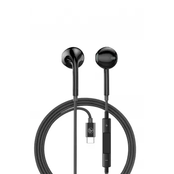 Headset In-Ear Tellur Basic Urbs Type-C Preto