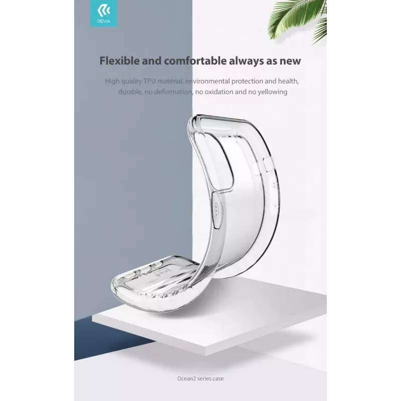 Capa de proteção Devia Ocean2 Serie para iPhone 11 Pro, transparente, design transparente e fino