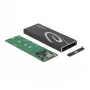 Caixa para SSD DeLOCK 42003 caixa externa para SSD M.2 SATA com USB Type-C