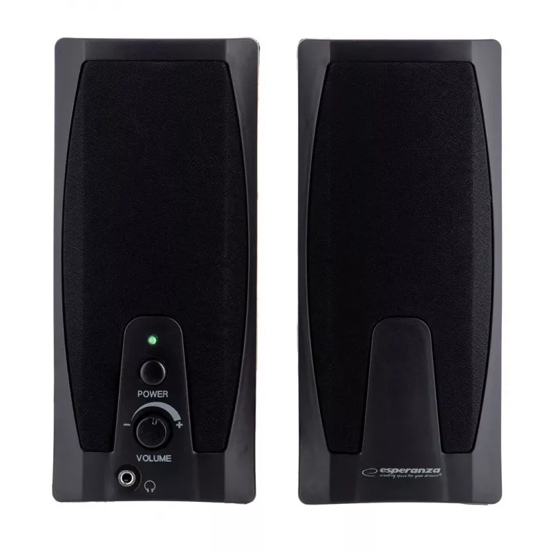 Altifalante Esperanza EP110 2 vias preto com fios 6 W