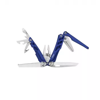 Multiferramenta Nextool FLAGSHIP Pro NE20271 16-em-1 canivete multiferramenta, lâminas em aço inoxidável, azul, 11 cm fechada