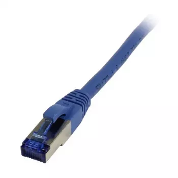 Cabo patch RJ45 Synergy 21 CAT6A 500 MHz 1,5 m azul S-STP S/FTP TPE Superflex AWG26 - Cabo - Digital/Dados - 1,5 m - Cat6a - S/FTP (S-STP) - RJ-45 - RJ-45 - azul