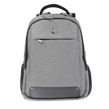 Mochila para portátil Tellur Companion 15,6 polegadas com porta USB, cinzento