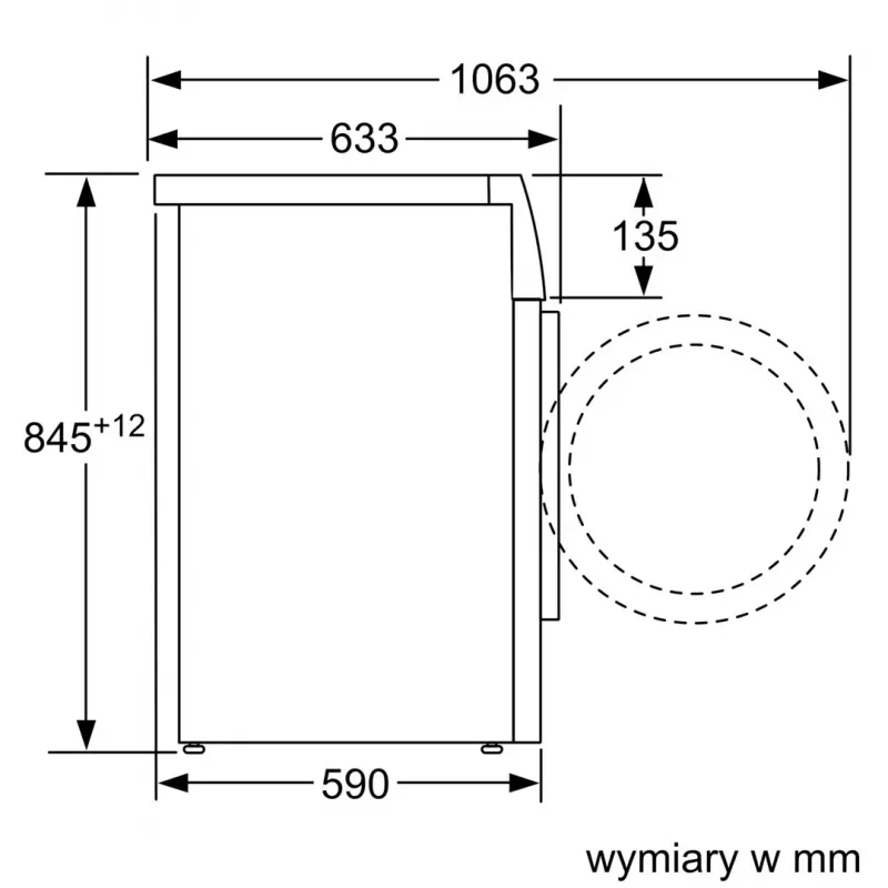 Máquina de lavar BOSCH WAN2405BPL 8kg 1200 rpm