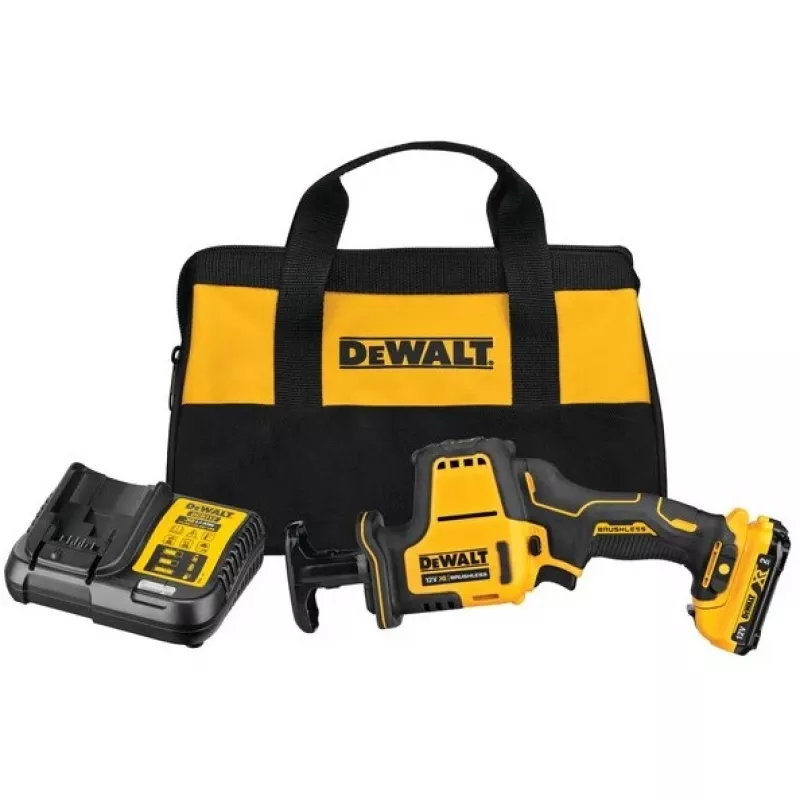 DeWALT DCS312D2-QW Serra sabre 2800 spm Preto, Amarelo