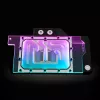 Bloco de água EK Water Blocks acrílico cobre preto níquel transparente