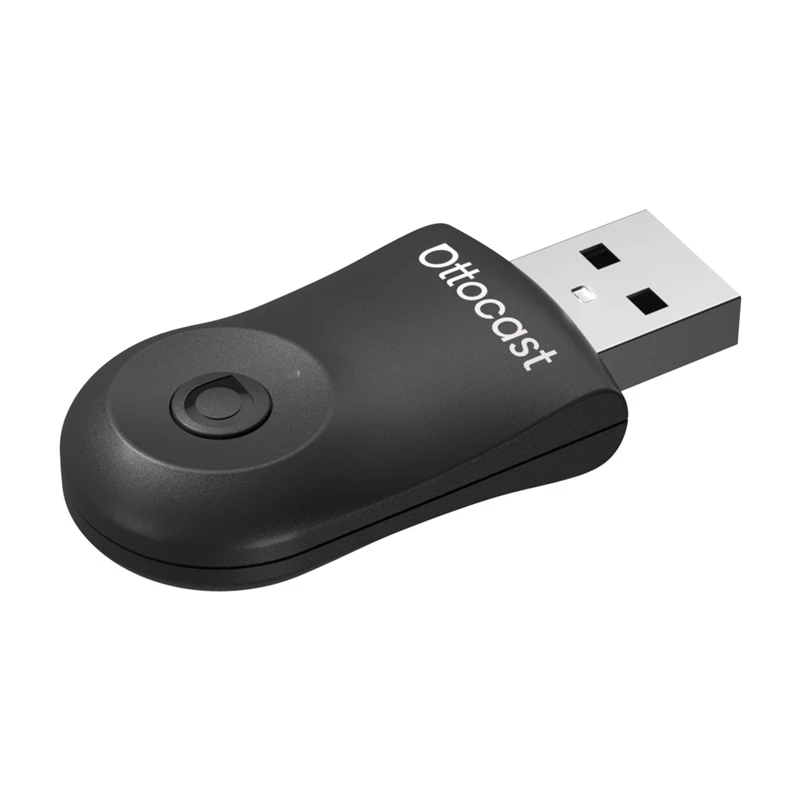 Adaptador 2 em 1 Bluetooth e Wi-Fi para automóvel, Ottocast CA505-T, sem fios