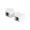 Acoplador RJ45 ALLNET TP-TP CAT6A 8 pinos magnético compatível com PoE 10G
