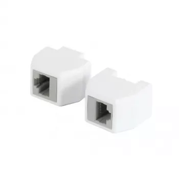 Acoplador RJ45 ALLNET TP-TP CAT6A 8 pinos magnético compatível com PoE 10G