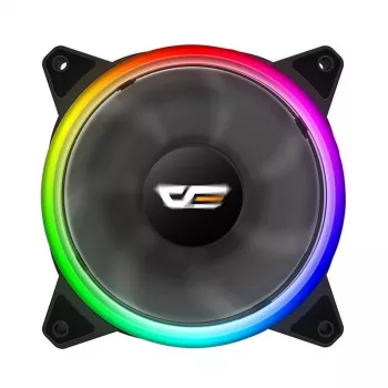 Ventoinha darkFlash DR12 PRO 12 cm preto 1200 rpm rolamento hidráulico