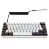 Teclado Sharkoon SGK50 S4 Home USB QWERTZ alemão branco RGB LED 60%