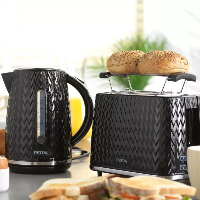 Chaleira Petra 1,7 l 2200 W preta