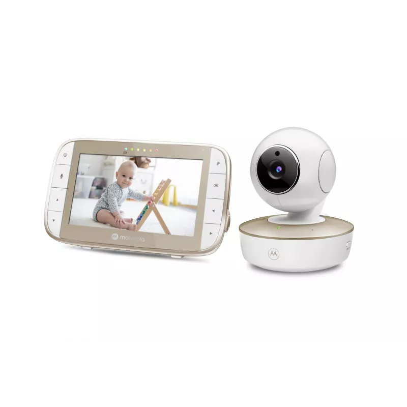Intercomunicador de vídeo para bebé MOTOROLA VM50G com ecrã de 5,0 polegadas