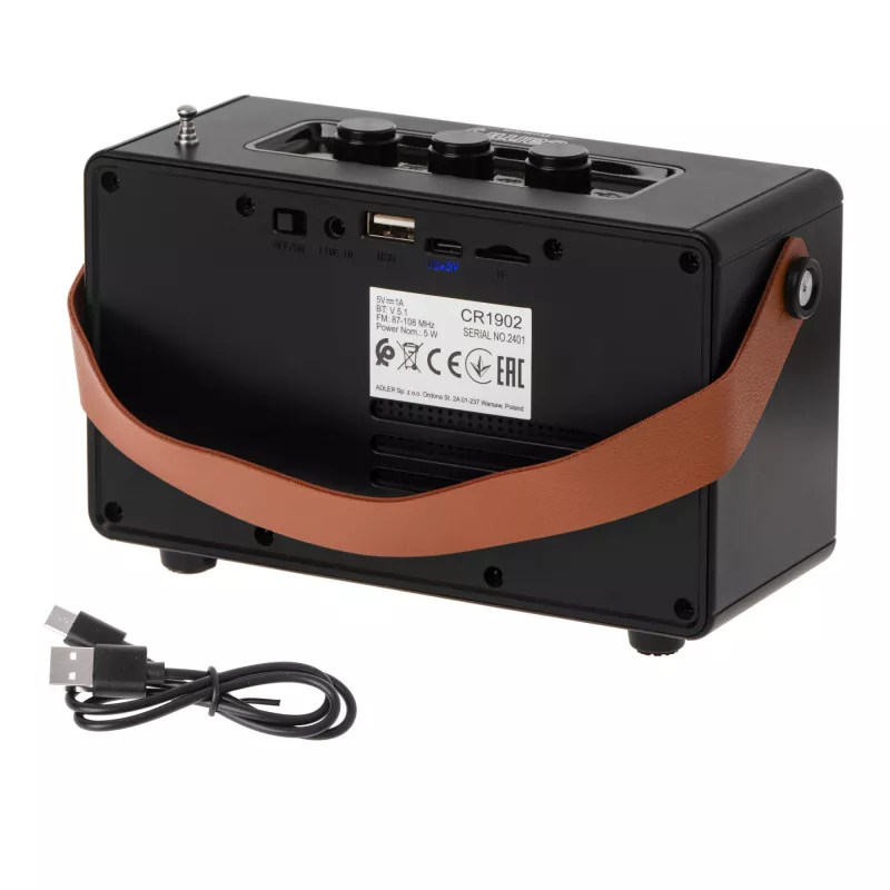 Altifalante Camry com rádio | CR 1902 B | 5 W | Bluetooth | preto | ligação sem fios