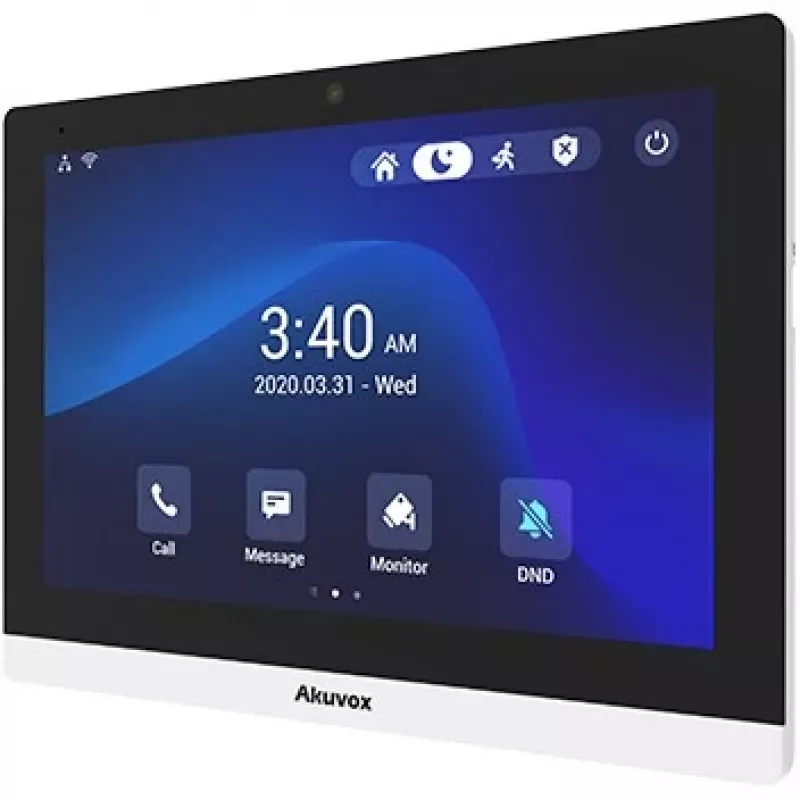 Acessório para intercomunicador Akuvox C319S preto montagem na parede ecrã de 10 polegadas
