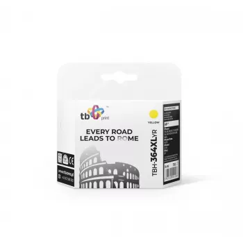 Tinteiro TB compat. com HP CB325EE (N.º 364), TBH-364XLYR, amarelo