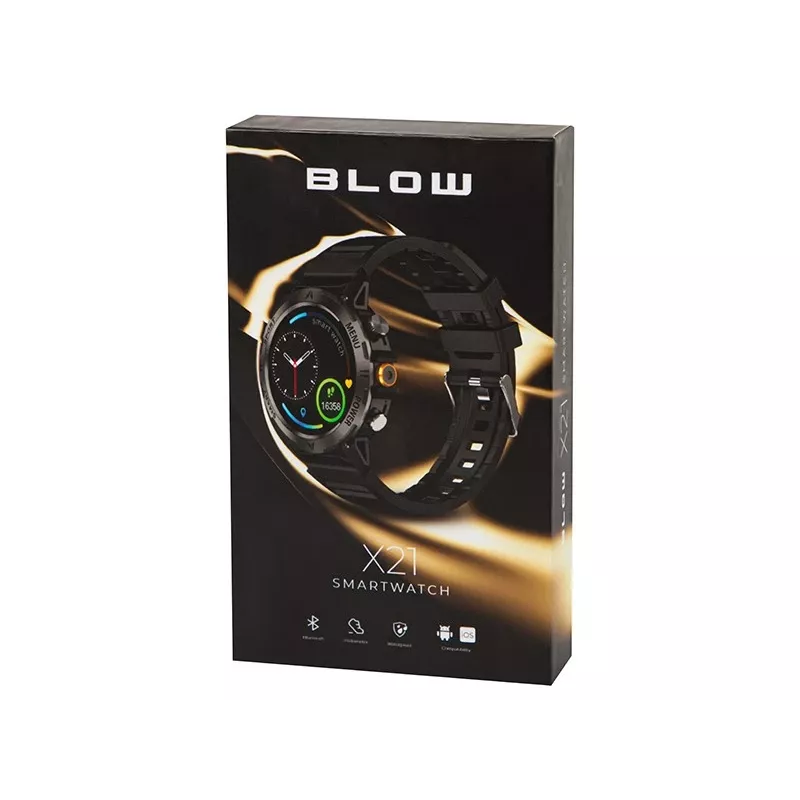 Smartwatch Bluetooth BLOW X21 preto