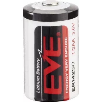 Bateria especial EVE 1/2 AA lítio ER14250 3,6 V 1200 mAh 1 unid. (233703)