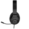 LORGAR Noah 101, headset gaming com microfone, ligação jack 3,5 mm, comprimento do cabo 2 m, design dobrável, almofadas de couro ecológico PU, tamanho: 185*195*80 mm, 0,245 kg, preto