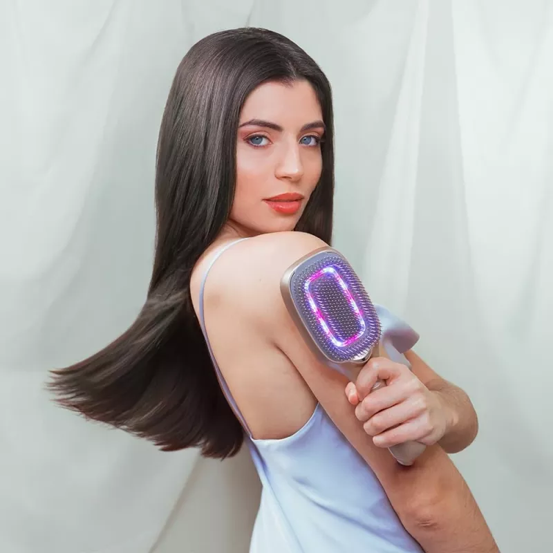 Escova de cuidados capilares CECOTEC HairCare Revitalize Champagne A01_EU01_100152