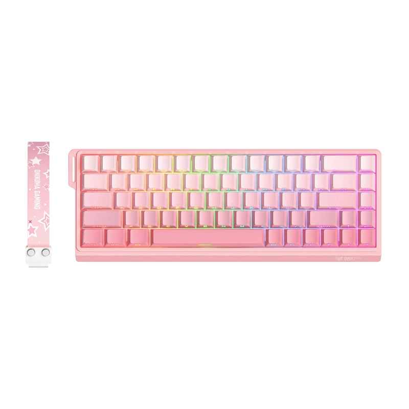ONIKUMA G69 teclado, rosa, QWERTY