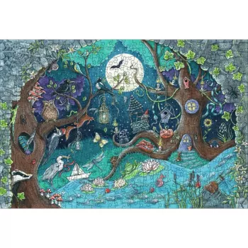 Puzzle de madeira Floresta fantástica (505 peças)