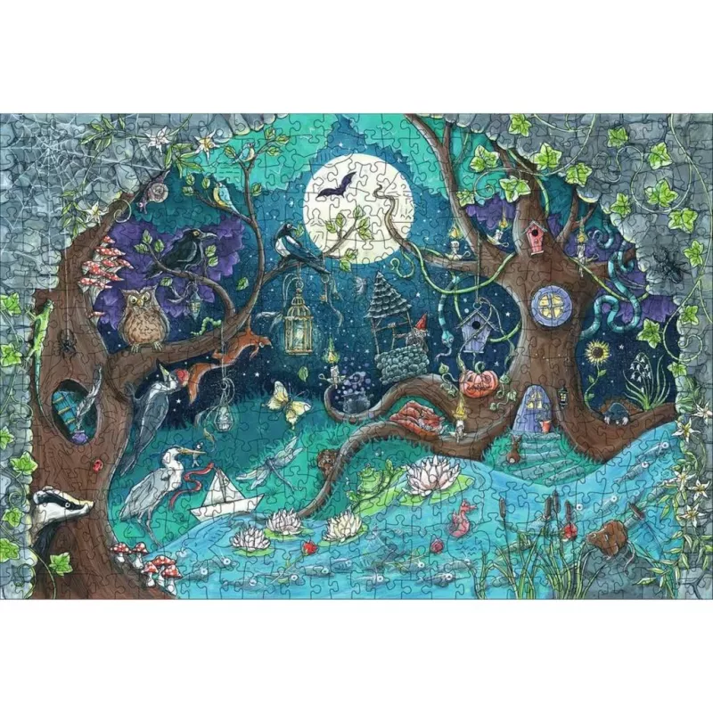 Puzzle de madeira Floresta fantástica (505 peças)