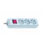 Régua de tomadas Brennenstuhl Eco-Line com interruptor 3 tomadas branco 1,5 m 1152320015, branco, cabo de ligação H05VV-F 3G1,5 1,5 m