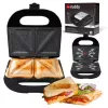 ELDOM Sanduicheira RUDDY, 750 W, placas de granito