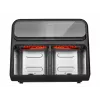 Fritadeira de ar dupla Amica AFM 7020, 8 L, 2400 W, preta