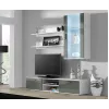 Suporte de TV Cama SOHO 180 branco/cinzento brilhante