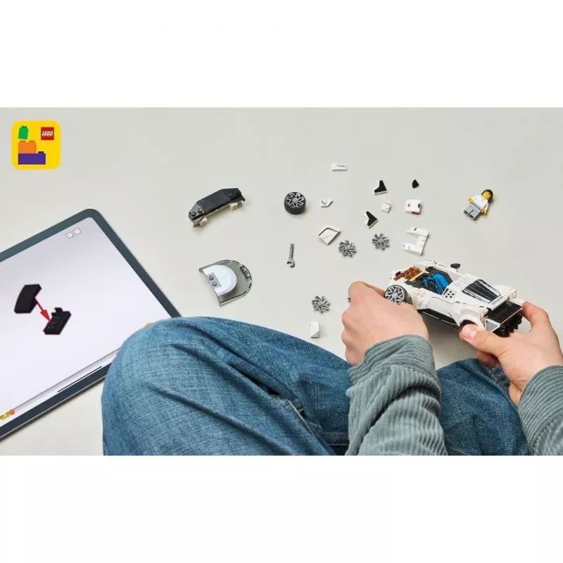 Conjunto de brinquedo de construção LEGO Bugatti Centodieci Speed Champions 77240 – 291 peças, 1 minifigura, a partir dos 9 anos