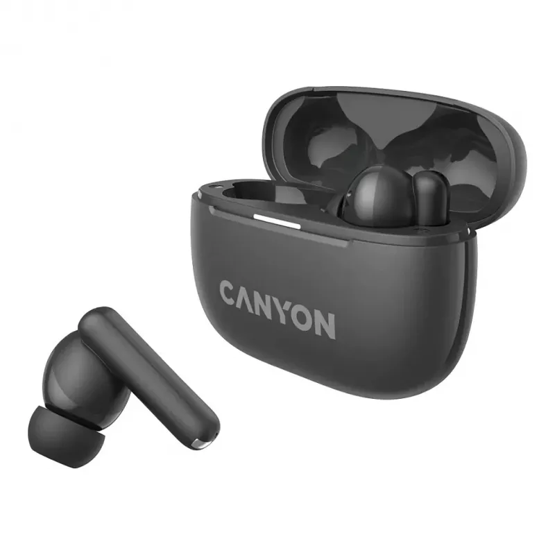 Auriculares True Wireless Canyon OnGo TWS-10 ANC+ENC, cinzento (CNS-TWS10BK)