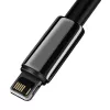 Cabo Lightning Baseus CALWJ-A01 2 m preto 2,4 A