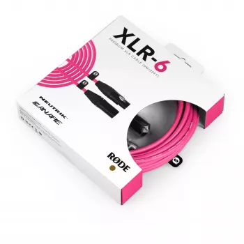 RØDE Cabo de áudio XLR-6 6 m rosa