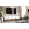 Móvel RTV 4D PALAZZO BIS 201x40x60 branco mate