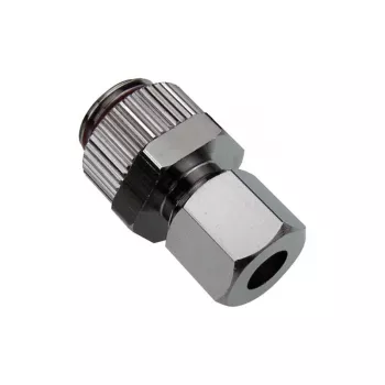 União de anel de aperto para tubos de cobre, Koolance NZL-CU06 – para tubos de diâmetro exterior 6 mm em G 1/4 polegadas BSPP, prateado